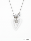 Lace Heart Pendant Necklace