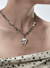 SILVER BITE NECKLACE