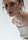 SILVER BITE EARRINGS