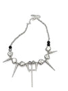 GLITCH CROSS NECKLACE