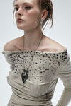 LACE HEART NECKLACE