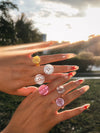 POP BUTTON RING