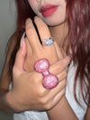 KISSY BOW RING