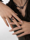 RUBY ARC RING