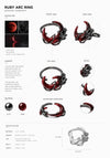 RUBY ARC RING