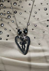 LACE HEART NECKLACE